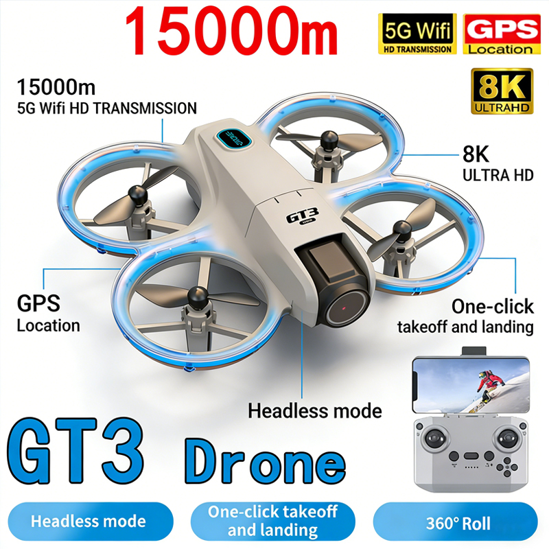 Drone Pro Rc Ufo - Drone GT3 MAX Baru 8K HD