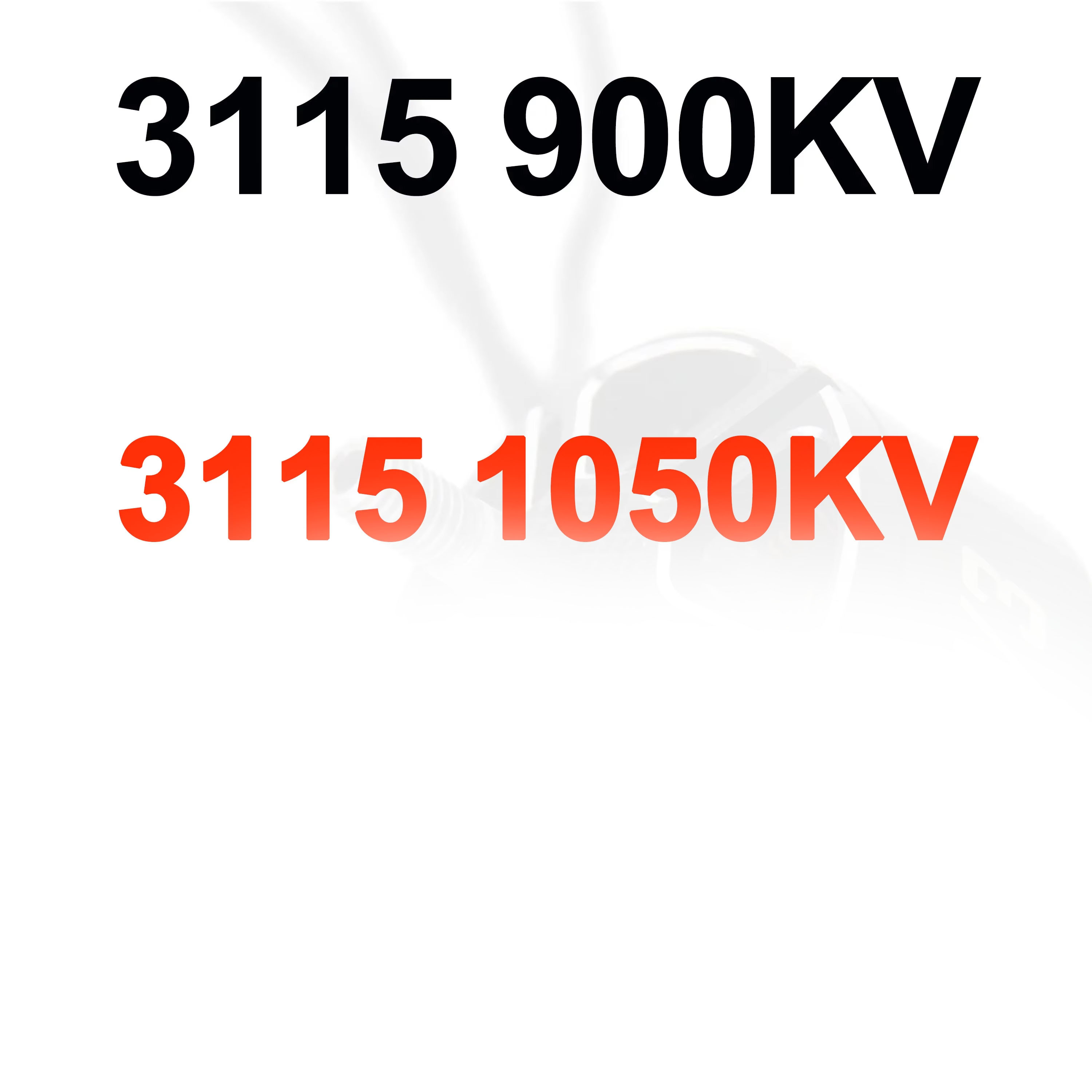 Quadcopter Frame - 1/2/4 Buah 3115 900KV 1050KV 3-6S