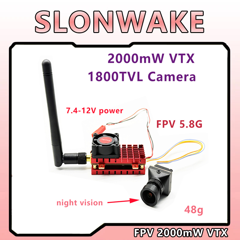Quadcopter Frame - SLONWAKE 2W 2000mW 5.8G VTX Transmitter