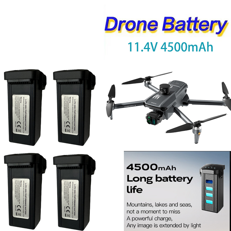 Drone Gps Rc Tt36 - Baterai Lipo Cerdas 11.4V 4500MAh untuk