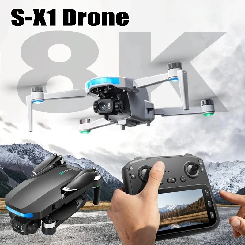 Drone Rc Land - Drone S-X1 Original 8K HD Profesional