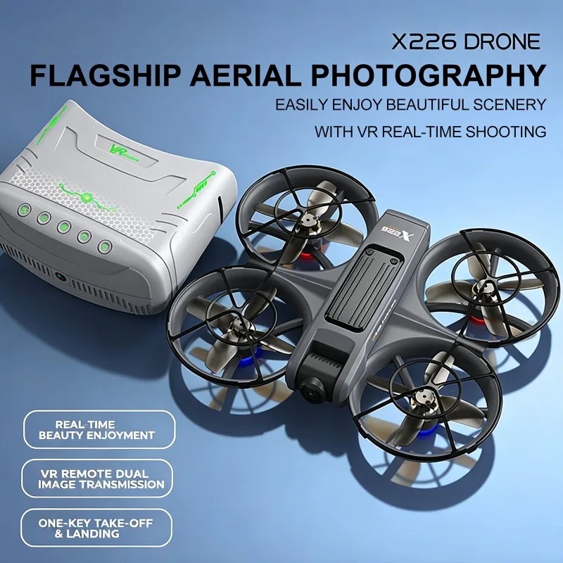 Drone Rc X226 - X226/X226VR Drone Mini 4K Profesional Helikopter