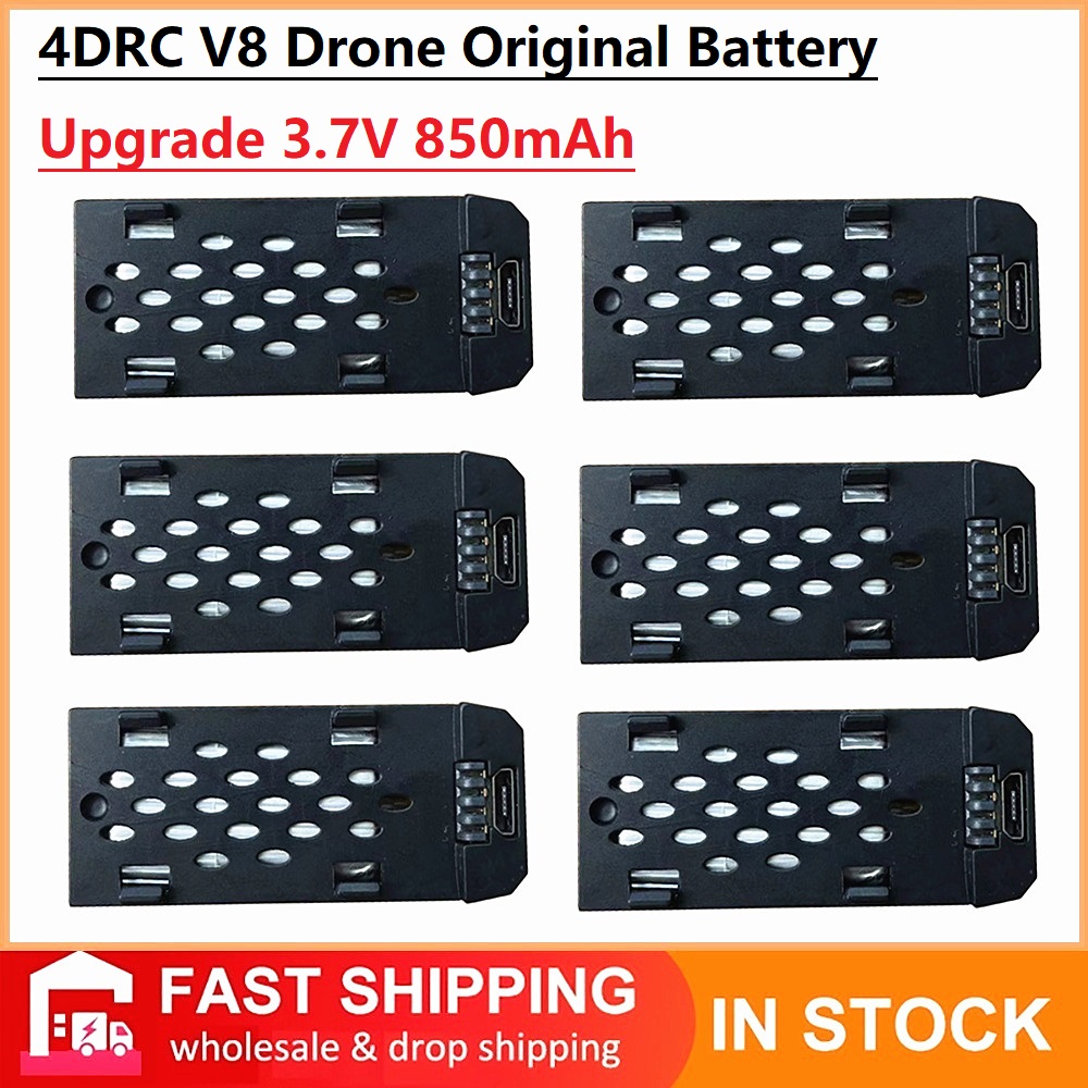 Drone Lipo Battery - Drone 4DRC V8 baterai asli 3.7V