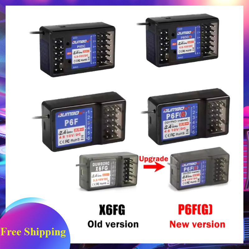 Telemetry Module Rc - DUMBORC P6F/P6FG/P6DC/P6DCG 2.4G 6CH Penerima Sistem
