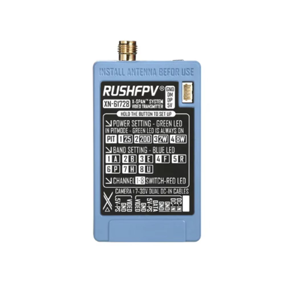 RUSHFPV 6.1‑7.2G 8W X61728 VTX - Fpv Antenna Receiver ulasan dan harga