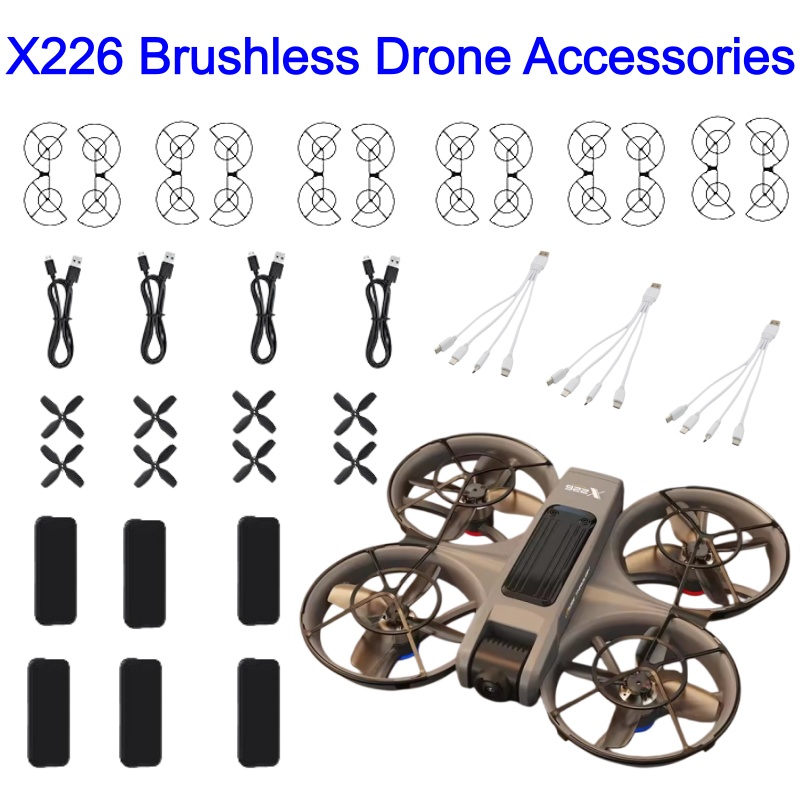 Aksesori Drone X226 Baterai 3. - Drone Rc X226 ulasan dan harga