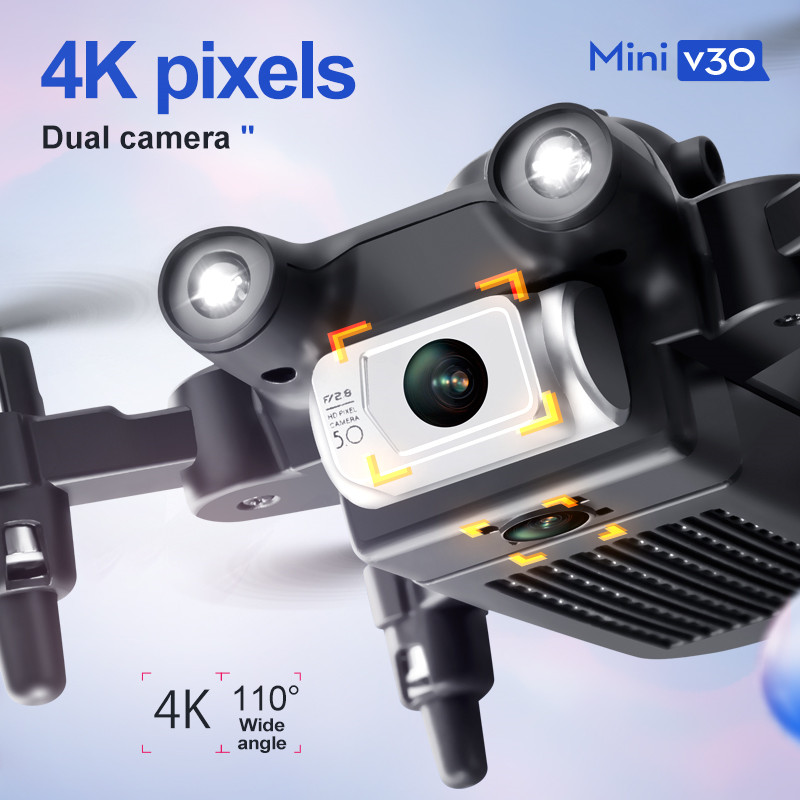 Drone FPV Mini V30 WiFi, Quadc - Drone Rc Land ulasan dan harga