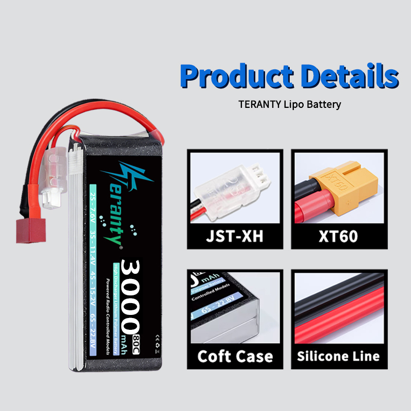 TERANTY 2S 3000mAh Baterai Lip - Drone Lipo Battery ulasan dan harga