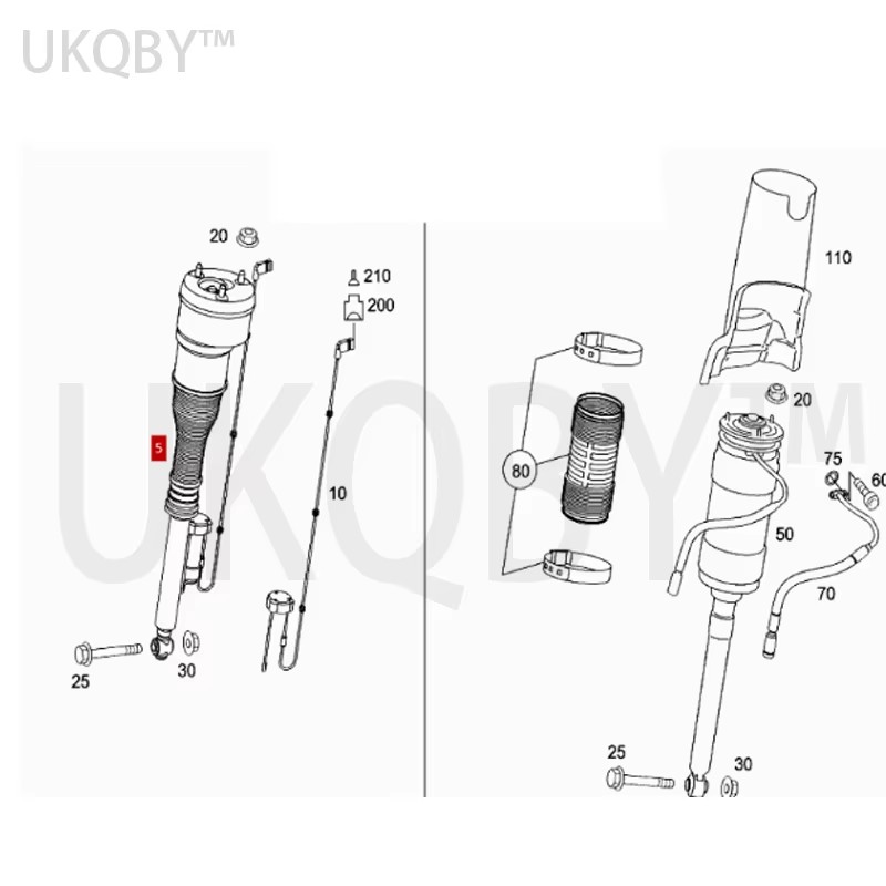 A2213205613 A2213205513 Batang - Rc Suspension Arm ulasan dan harga