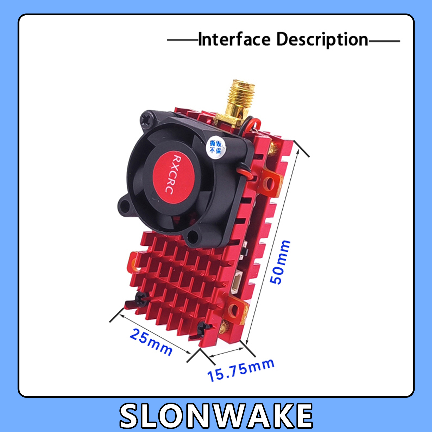 SLONWAKE 5.8G 2W VTX FPV Kamer - Telemetry Module Rc ulasan dan harga
