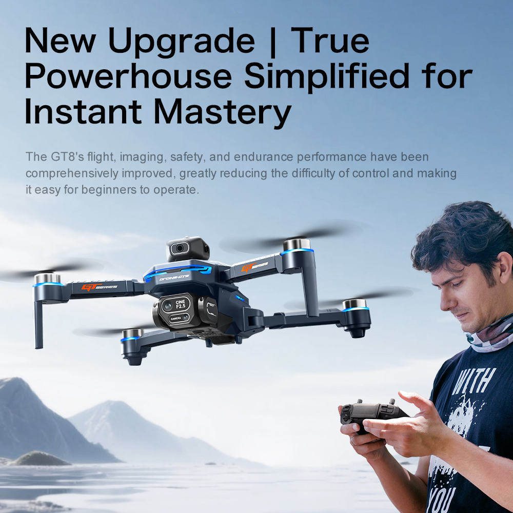 Drone GT8 Original 8K Profesio - Drone Gps Rc Tt36 ulasan dan harga