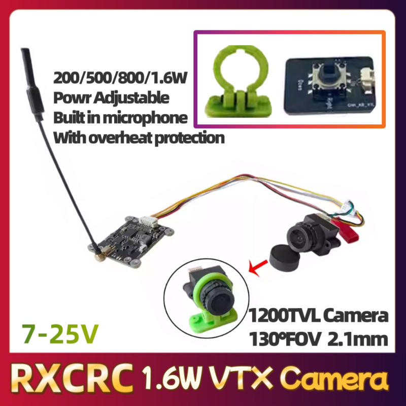 Modul RXCRC 5.8G 48CH 1.6W VTX - Drone Rc Control ulasan dan harga