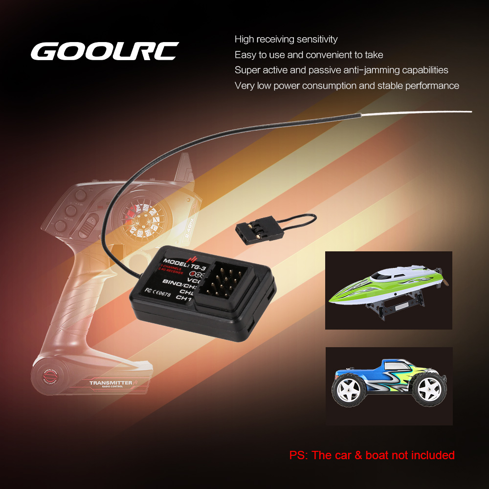 GoolRC TG-3, penerima kapal mo - Telemetry Module Rc ulasan dan harga