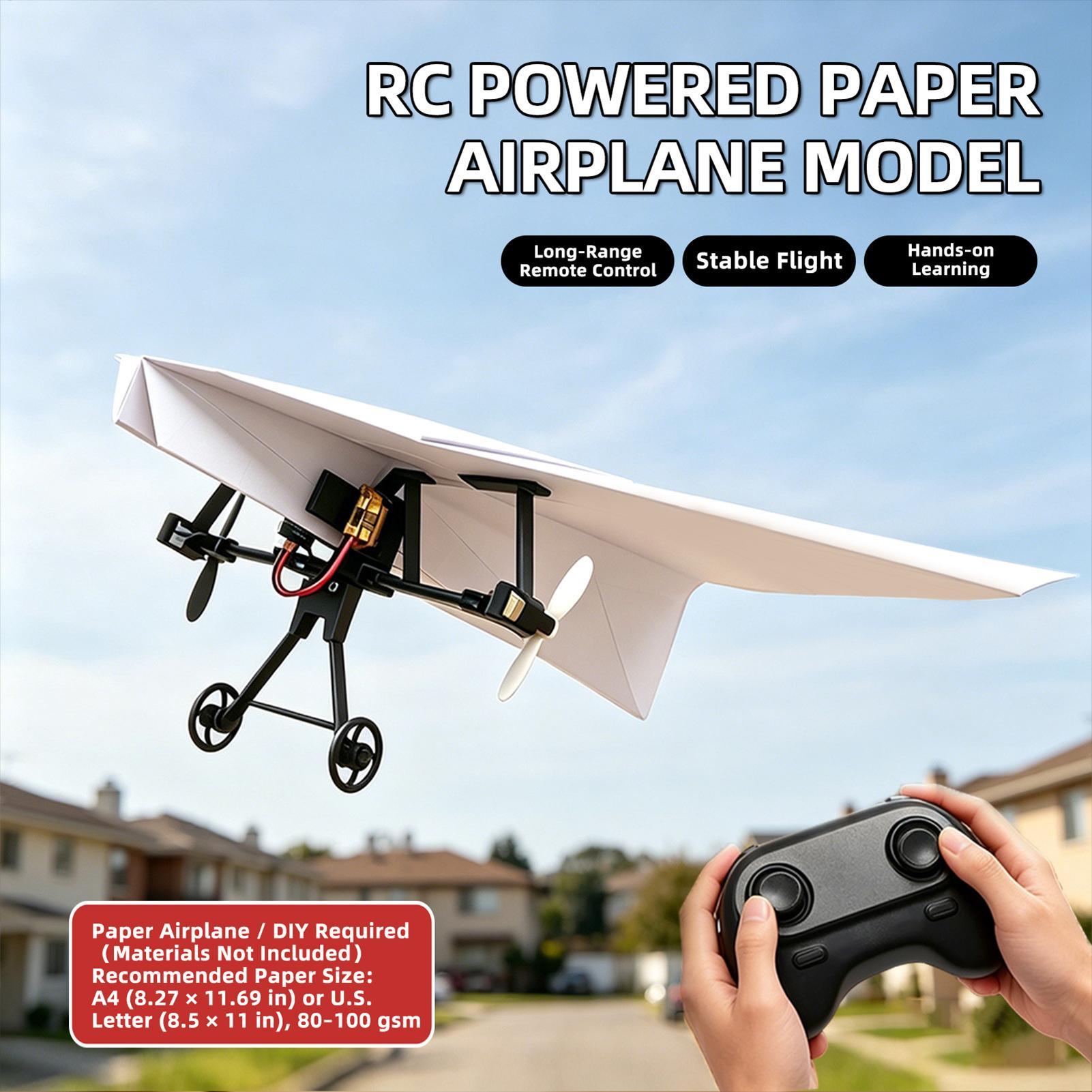 Kit Pesawat Kertas RC DIY Main - Plane Drone Rc ulasan dan harga