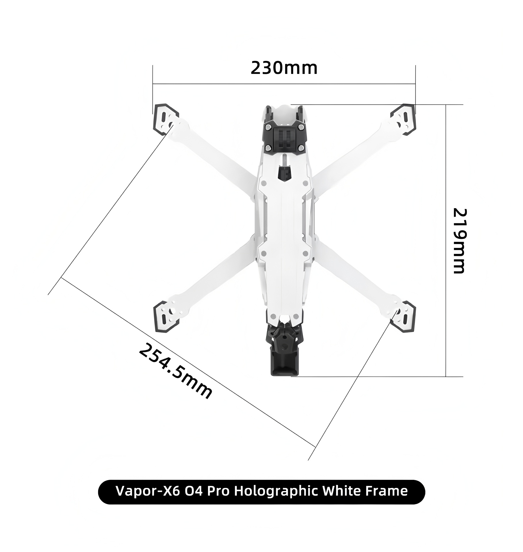 GEPRC Vapor D5/x5/x6 O4 Pro Fr - Quadcopter Frame ulasan dan harga