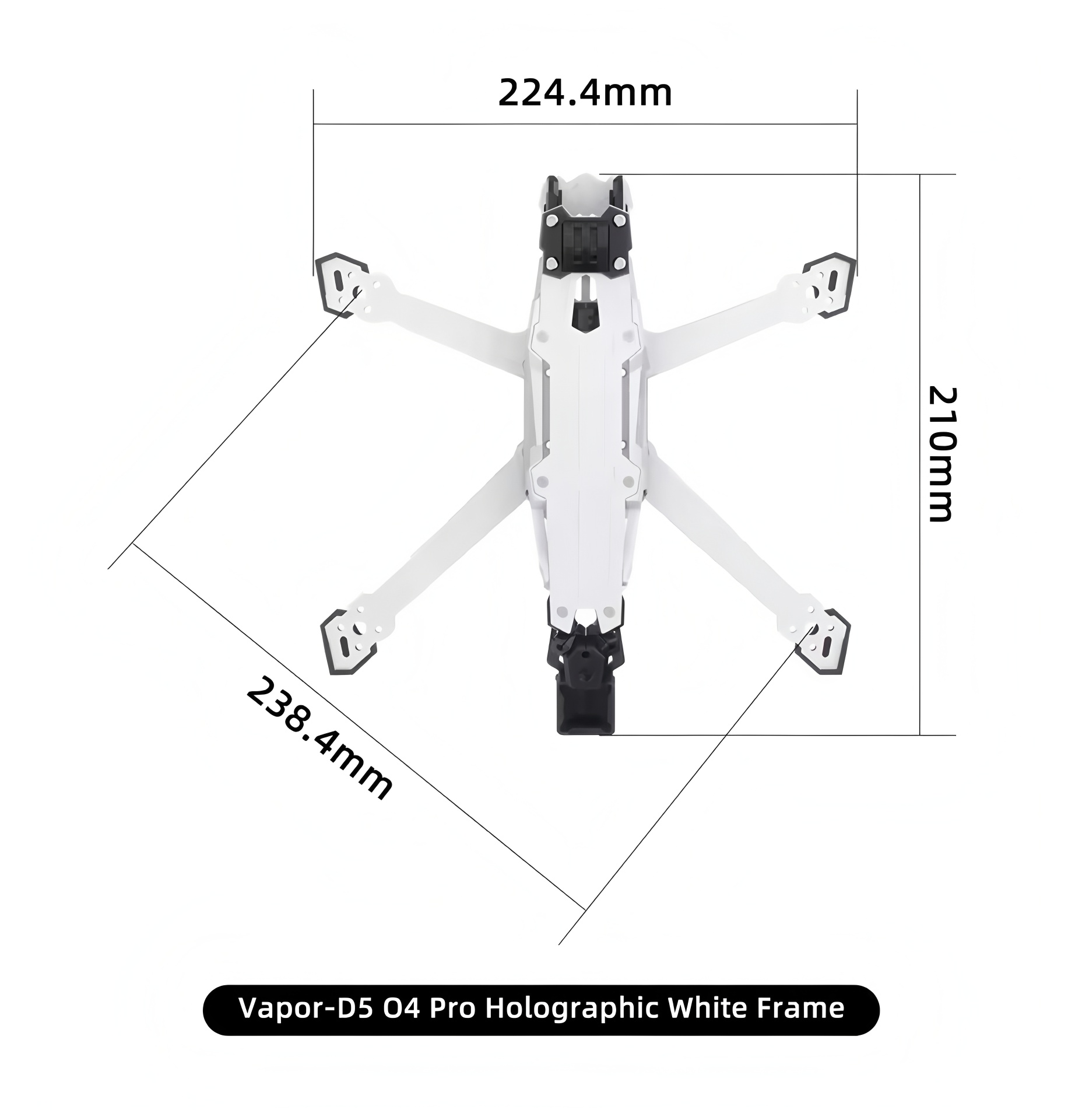 GEPRC Vapor D5/x5/x6 O4 Pro Fr - Quadcopter Frame ulasan dan harga