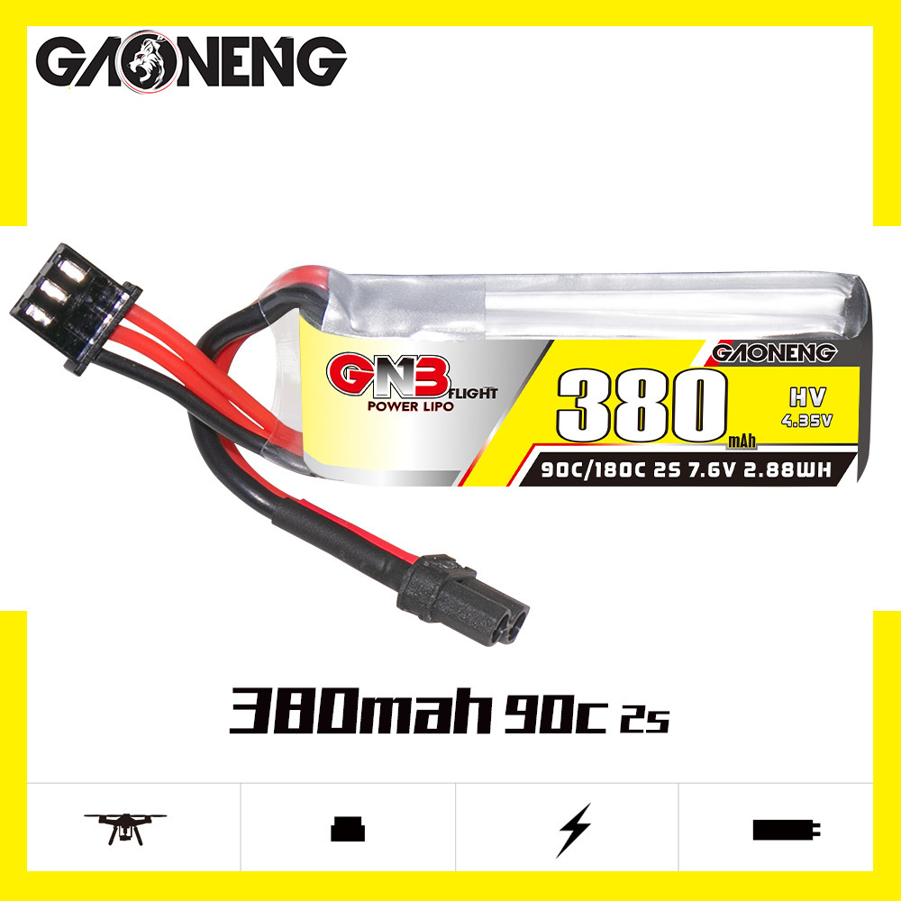 Baterai Lipo GNB 2S 7.6V 380mA - Drone Lipo Battery ulasan dan harga