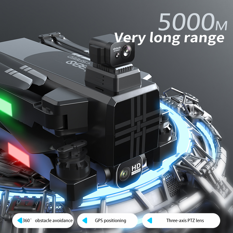 Drone A380 4K HD Tiga Sumbu An - Drone Gps Rc Tt36 ulasan dan harga