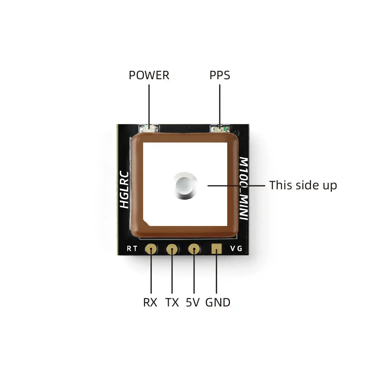 HGLRC M100 Modul GPS MINI M10  - Fpv Antenna Receiver ulasan dan harga